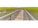 Picturesque marsh views from wooden boardwalk over grassland at 1514 Patterson Ave, Charleston, SC 29412