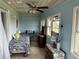 Cozy bedroom with ample natural light and two twin beds, perfect for relaxation at 1736 E Ashley Ave, Folly Beach, SC 29439