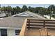 Home exterior shows the roofline of a home with visible wood shingles at 1736 E Ashley Ave, Folly Beach, SC 29439