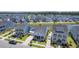 Beautiful aerial shot showcasing a community with water features and well-spaced homes at 1787 Timmons St, Mount Pleasant, SC 29466