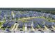 Picturesque aerial scene of a community with homes surrounding a peaceful pond area at 1787 Timmons St, Mount Pleasant, SC 29466