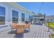 Outdoor patio with dining table, grill, and entertainment area for relaxation and outdoor dining at 1787 Timmons St, Mount Pleasant, SC 29466