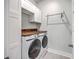 Convenient laundry room features a washer and dryer with ample storage at 1787 Timmons St, Mount Pleasant, SC 29466