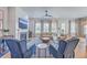 Bright living room features a fireplace, tv, ceiling fan, and comfortable seating at 1787 Timmons St, Mount Pleasant, SC 29466