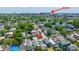 Panoramic aerial view of the neighborhood and Medical University of South Carolina at 200 Fishburne St, Charleston, SC 29403