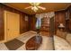 Living room showcasing wood walls, classic furniture and a timeless ambiance at 200 Fishburne St, Charleston, SC 29403