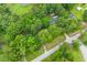 Aerial view of a neighborhood showcasing beautiful homes surrounded by lush trees at 201 Frank St, Summerville, SC 29483