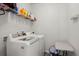 Clean laundry room with modern washer and dryer at 203 Yeamans Way, Summerville, SC 29483