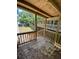 Newly constructed deck featuring wooden railings and a spacious outdoor view at 2041 Covey Ln, Charleston, SC 29412