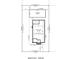 Detailed lot plan showing house and garage placement, setbacks, and property lines at 2101 Wappoo Dr, Charleston, SC 29412