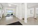 Large basement area with a door leading to the outside, offering potential for a recreation area at 2363 Palmer Creek Bnd, Charleston, SC 29412