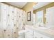 Bathroom featuring palm tree-themed decor and a white vanity at 2363 Palmer Creek Bnd, Charleston, SC 29412