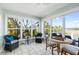 Sunroom with wicker furniture and natural light at 2363 Palmer Creek Bnd, Charleston, SC 29412