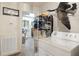 Cozy laundry area with white washer, and mounted goose decoration at 2703 Phyllis St, North Charleston, SC 29405