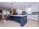Modern kitchen featuring a large island, stainless steel appliances, and pendant lighting at 3025 Rampart Rd, Summerville, SC 29483