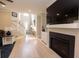 Bright living room with fireplace, hardwood floors, and open floor plan at 3025 Rampart Rd, Summerville, SC 29483