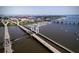 An aerial view features bridges and the marina at 31 Lyttleton St, Charleston, SC 29407