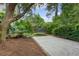 Spacious backyard featuring a trampoline, perfect for outdoor activities and Gathering fun at 312 Hobcaw Dr, Mount Pleasant, SC 29464