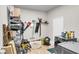 Functional utility room with laundry machines and storage solutions, perfect for household tasks at 334 Water Oak Dr, Goose Creek, SC 29445