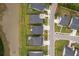 An aerial view of homes, with well manicured lawns, and nearby street at 404 Omaha Dr, Moncks Corner, SC 29461
