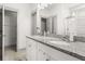 Bathroom featuring double sinks, granite countertops, and a neutral color scheme at 404 Omaha Dr, Moncks Corner, SC 29461