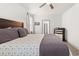 Cozy bedroom with a ceiling fan, natural light, and a comfortable-sized bed at 404 Omaha Dr, Moncks Corner, SC 29461