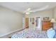 This is a spacious bedroom with tray ceiling and ensuite bathroom at 416 Prestwick Ct, Summerville, SC 29483