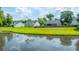 Picturesque pond view with ducks swimming near the homes in the neighborhood at 5128 Thornton Dr, Summerville, SC 29485