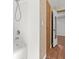 Bathroom featuring a shower-tub combination at 513 Pauline Dr, Bonneau, SC 29431