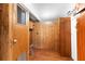 Utility room with wood paneling and compact layout at 513 Pauline Dr, Bonneau, SC 29431