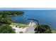 Scenic view of a waterfront area with boat launch, cars, and recreational amenities at 513 Pauline Dr, Bonneau, SC 29431