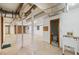 Unfinished basement boasts concrete floor, utility sink, and visible piping at 6434 Saint Anthony Dr, Meggett, SC 29449
