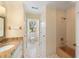Bathroom with vanity, toilet, and tub-shower combination at 6434 Saint Anthony Dr, Meggett, SC 29449