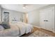 This bedroom features an ample closet, ceiling fan and a decoratively styled dresser and accents at 7639 Hillandale Rd, North Charleston, SC 29420