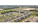 Aerial view of 768 Trotters Ln near Foxbank Shopping Center and a pond at 768 Trotters Ln, Moncks Corner, SC 29461