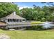 Community pond with fountain and gazebo at 7935 Parklane Ct # A, North Charleston, SC 29418