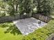 Aerial view of private basketball court featuring hoops on either end of the court at 8 Pony Ln, Charleston, SC 29407