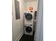Efficient laundry area with stacked washer and dryer maximizing space at 84 Bull St # F, Charleston, SC 29401