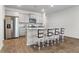 Modern kitchen with granite countertops, stainless steel appliances, and a breakfast bar at 849 Kirby Ct, Charleston, SC 29414