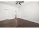 Bedroom features hardwood floors, a ceiling fan, and a closet at 861 Center Park St, Charleston, SC 29492