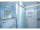 Bathroom showcasing a soaking tub and a separate shower with glass door at 1005 Trotters Blvd, Summerville, SC 29483