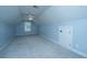 Large bedroom with ceiling fan, neutral carpet, and a window with a patterned valance at 1005 Trotters Blvd, Summerville, SC 29483