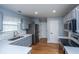 Updated kitchen features stainless steel appliances, subway tile backsplash, and modern countertops at 1005 Trotters Blvd, Summerville, SC 29483