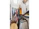 Walk-in closet with rods and shelves, perfect for organization at 1077 Farmington Rd, Charleston, SC 29412