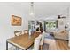 Charming dining room offering seamless views into the living room, enhancing a connected and inviting space at 1077 Farmington Rd, Charleston, SC 29412