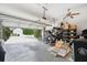 Two car garage showing plenty of space, and an open door to the neighborhood at 1077 Farmington Rd, Charleston, SC 29412