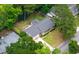 Back view of home featuring a spacious backyard, patio, and mature trees at 109 Lakeview Dr, Summerville, SC 29485