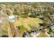 Community aerial view features large open space near homes and a pool at 109 Lakeview Dr, Summerville, SC 29485
