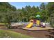 A beautiful community playground area with swings and slides for active play for children at 132 Daniels Ridge Dr, Summerville, SC 29485