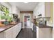 Beautiful kitchen featuring white cabinets, dark countertops, and stainless-steel appliances at 1549 N Avalon Cir, Charleston, SC 29407